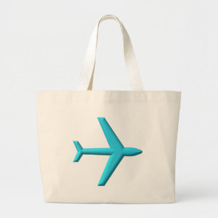 Bolso De Tela Gigante Avión/Jet