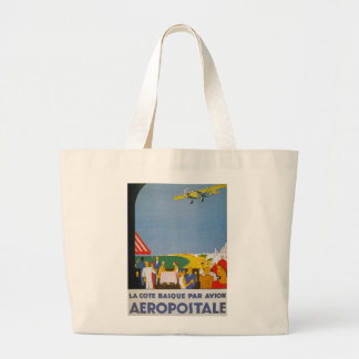 Bolso De Tela Gigante Avión vasco de La Cote