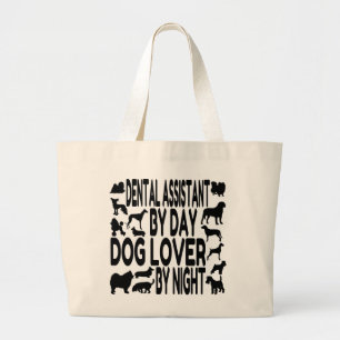 Bolso De Tela Gigante Ayudante dental de Dog Lover