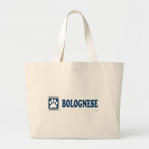 Bolso De Tela Gigante Azul boloñés