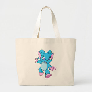 Bolso De Tela Gigante Azul de Acara