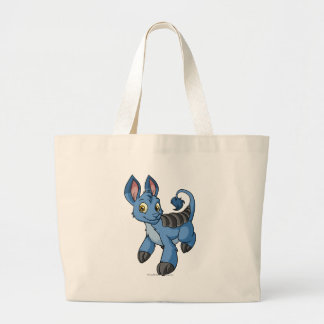 Bolso De Tela Gigante Azul de Bori