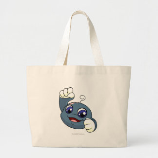 Bolso De Tela Gigante Azul de Kiko