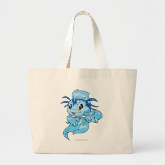 Bolso De Tela Gigante Azul de Koi