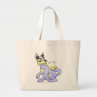 Bolso De Tela Gigante Azul de Lupe