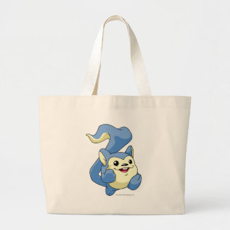 Bolso De Tela Gigante Azul de Meerca
