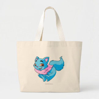 Bolso De Tela Gigante Azul de Wocky