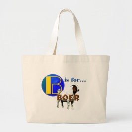 Bolso De Tela Gigante B es para rBOER - GIFTS DE CABRA