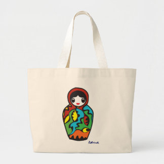 Bolso De Tela Gigante Babushka - Matryoshka