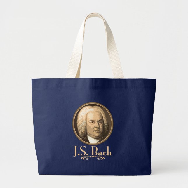 Bolso De Tela Gigante Bach (Frente)