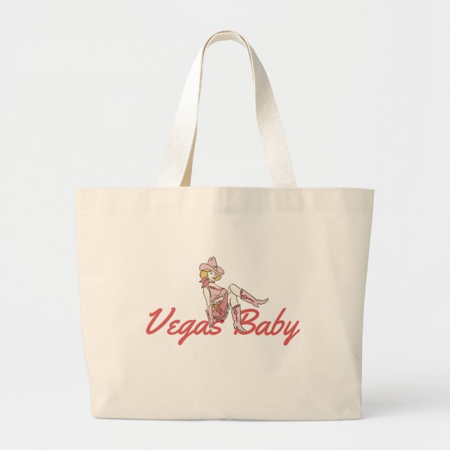 Bolso De Tela Gigante Bachelorette Las Vegas Grande Tote Bag (Frente)