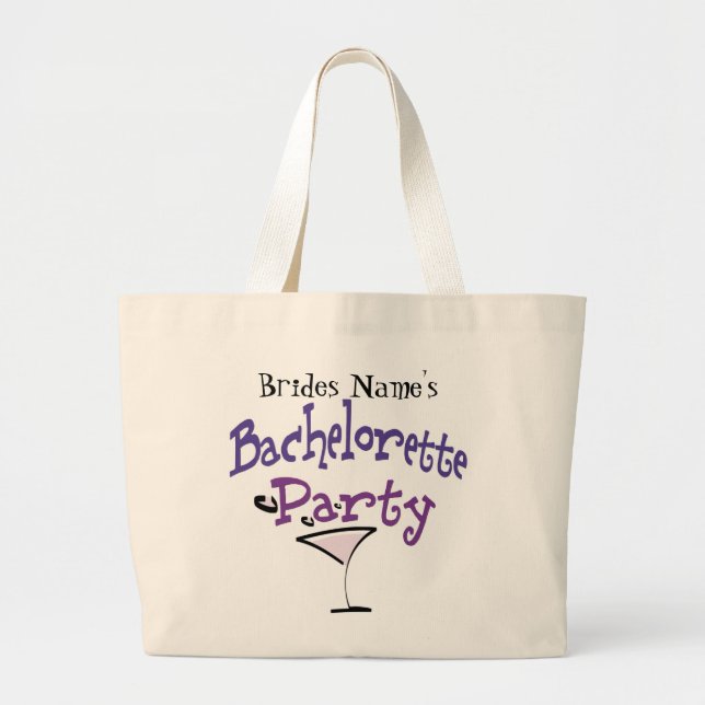 Bolso De Tela Gigante Bachelorette Party (Frente)