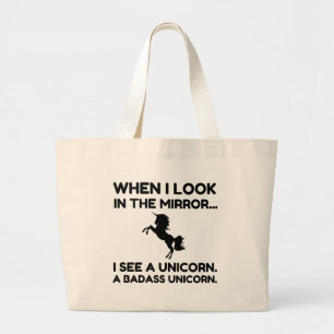 BOLSO DE TELA GIGANTE BADASS UNICORN