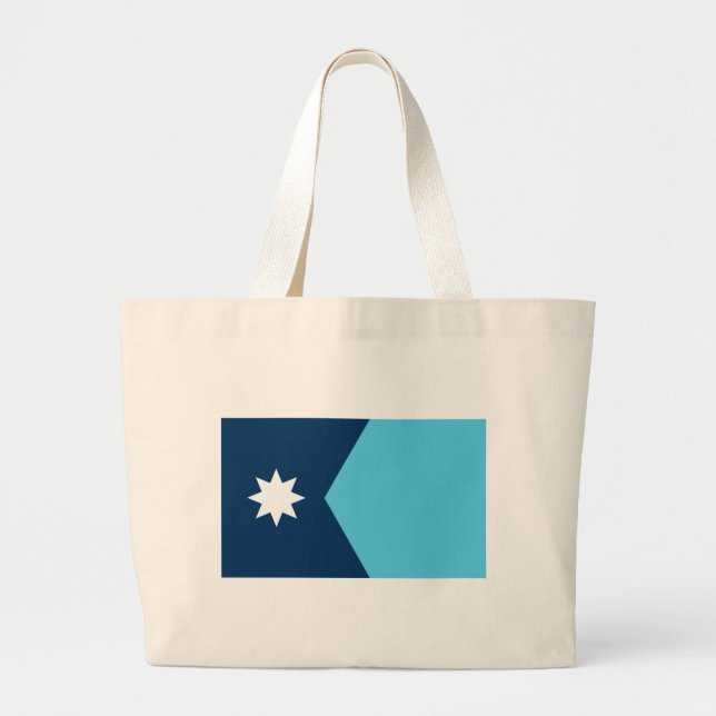 Bolso De Tela Gigante Bag with Flag of Minnesota, USA (Frente)