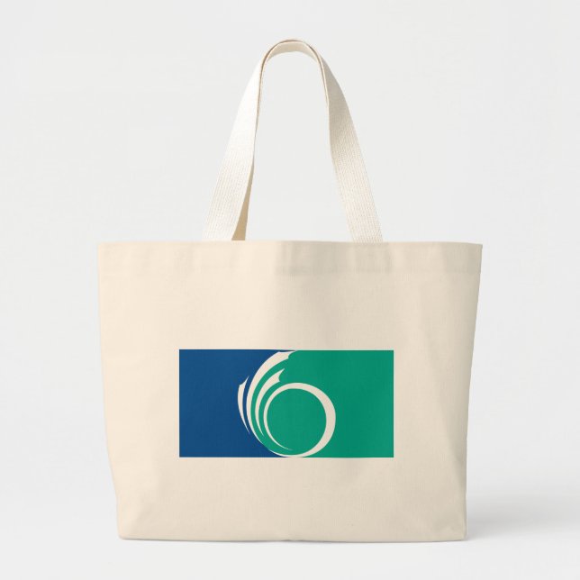 Bolso De Tela Gigante Bag with Flag of Ottawa, Canada (Frente)