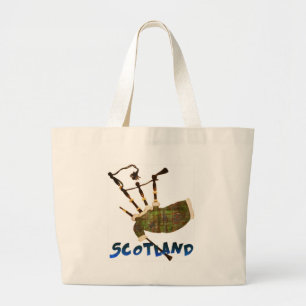 Bolso De Tela Gigante Bagpipes de Escocia