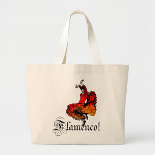 Bolso De Tela Gigante Bailarín del flamenco