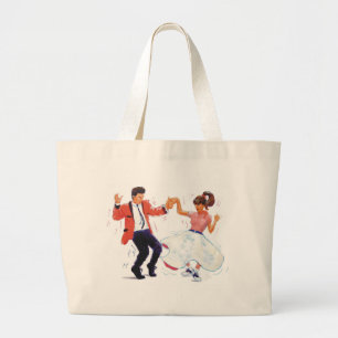 Bolso De Tela Gigante bailarín del oscilación con los zapatos de la