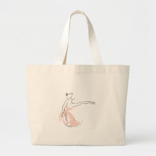 Bolso De Tela Gigante Bailarina de ballet de Ballerina
