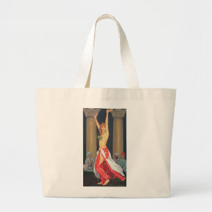 Bolso De Tela Gigante Bailarina de la danza del vientre 1993