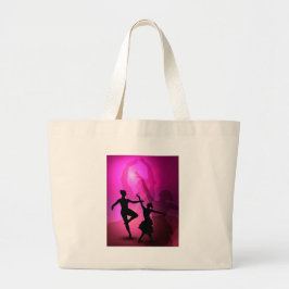 Bolso De Tela Gigante Bailarinas de ballet