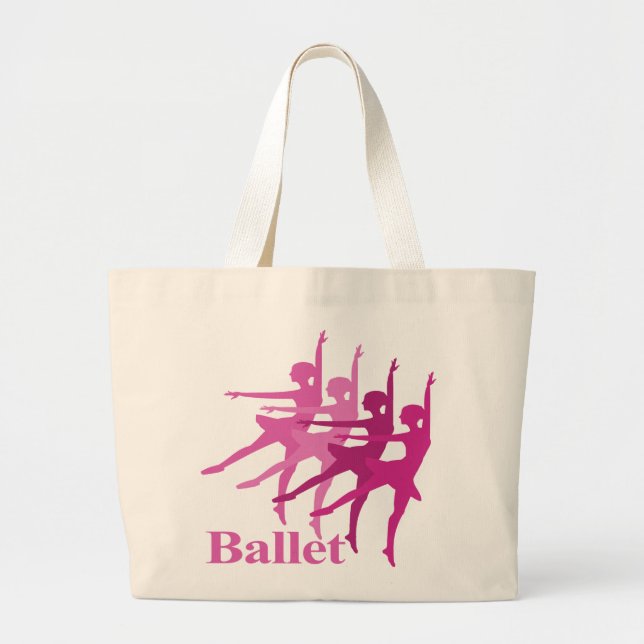 Bolso De Tela Gigante Bailarines de ballet (Frente)