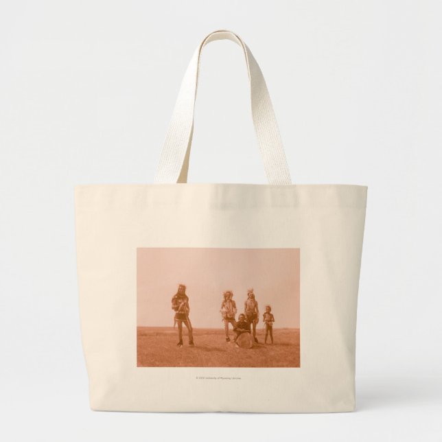 Bolso De Tela Gigante Bailarines de sexo masculino (Frente)