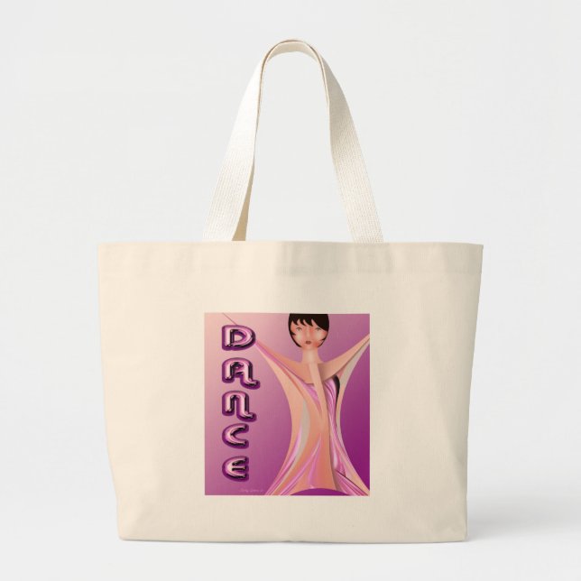 Bolso De Tela Gigante Baile (Frente)