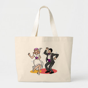 Bolso De Tela Gigante Baile De Rección De Novias Y Bodas De Groom