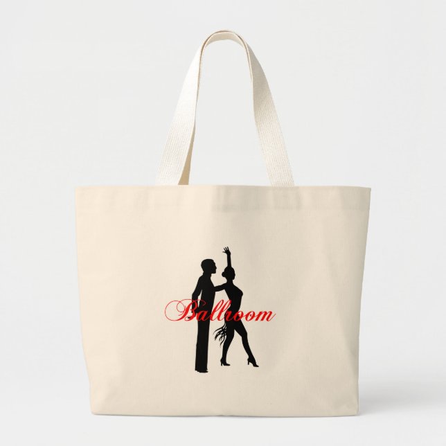 Bolso De Tela Gigante Baile de salón de baile (Frente)
