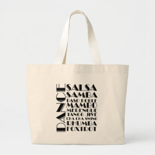 Bolso De Tela Gigante baile de salón de baile