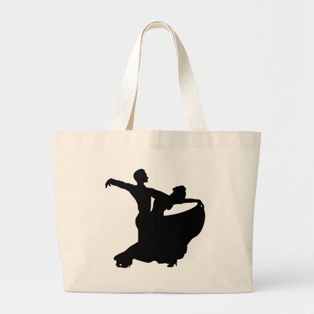 Bolso De Tela Gigante Baile de salón de baile (Frente)
