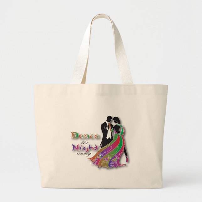 Bolso De Tela Gigante Baile la noche ausente (Frente)