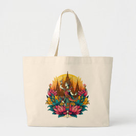 Bolso De Tela Gigante Baile tradicional tailandés, cultura tailandesa