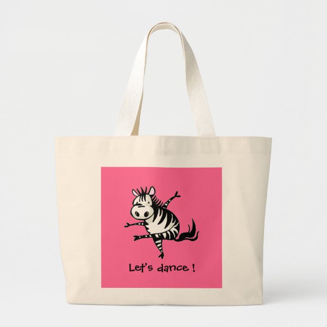 Bolso De Tela Gigante ¡Bailemos! (Frente)