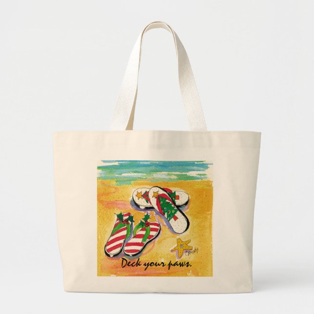 Bolso De Tela Gigante Balanceos del día de fiesta - tote (Frente)