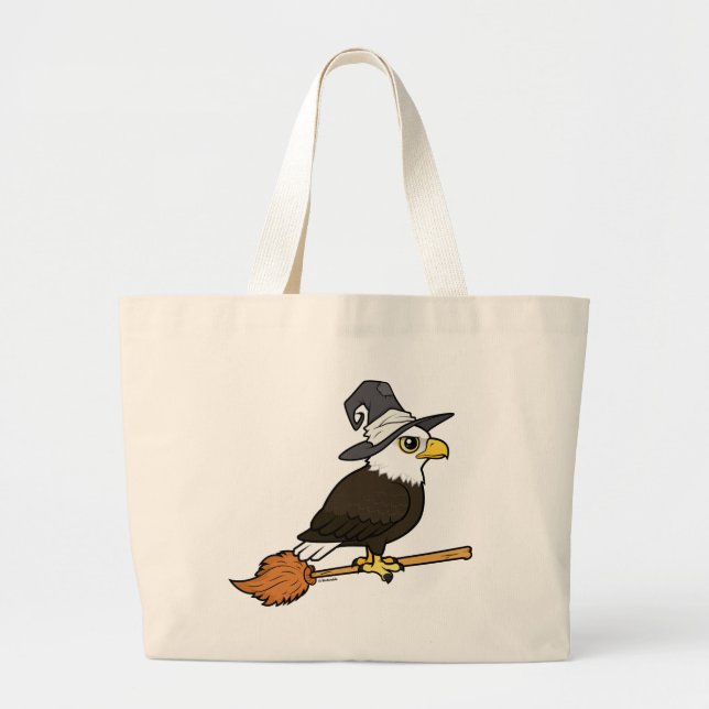 Bolso De Tela Gigante Bald Eagle Halloween (Frente)