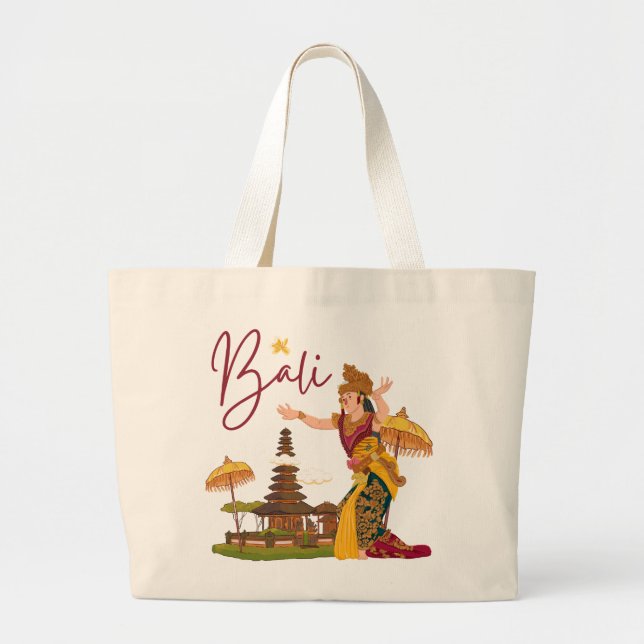 Bolso De Tela Gigante Bali (Frente)