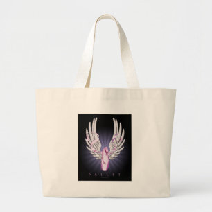 Bolso De Tela Gigante Ballet con alas (danza)