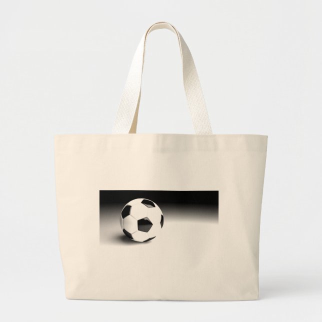 Bolso De Tela Gigante Balón de fútbol (Frente)