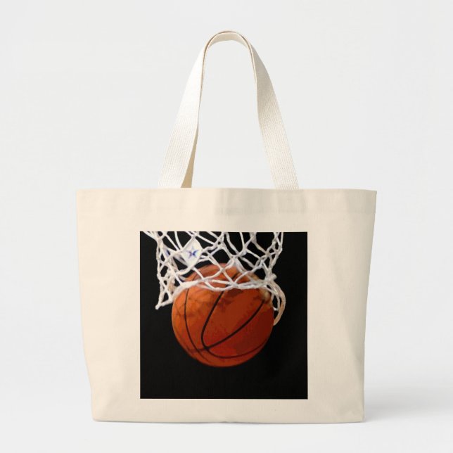 Bolso De Tela Gigante Baloncesto (Frente)