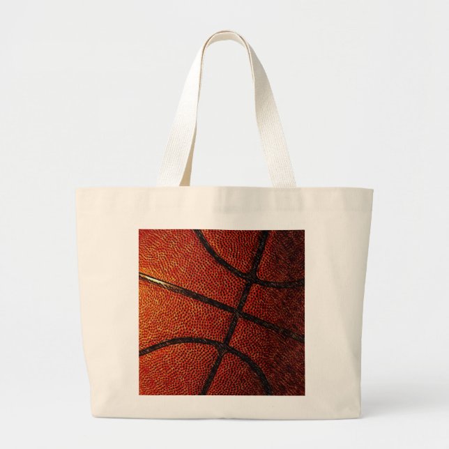 Bolso De Tela Gigante Baloncesto (Frente)