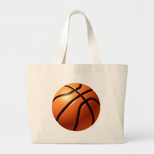 Bolso De Tela Gigante Baloncesto (Frente)