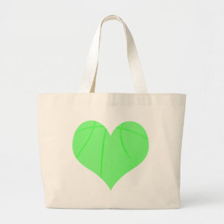 Bolso De Tela Gigante Baloncesto de la verde lima