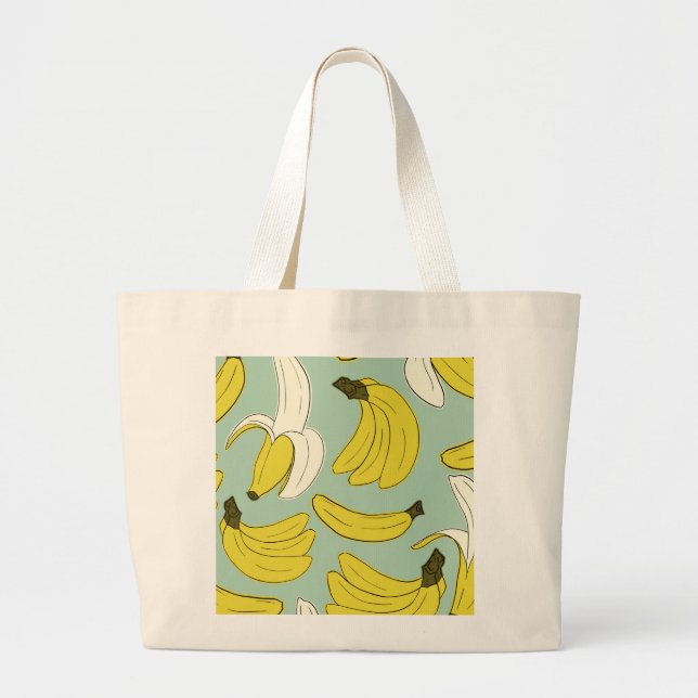 Bolso De Tela Gigante Bananas Tote Bag (Frente)