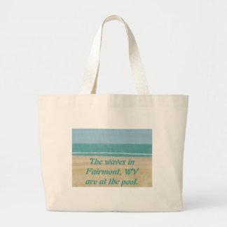 Bolso De Tela Gigante Bandejas de lienzo WV de Beach Sand Ocean Fairmont
