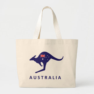 BOLSO DE TELA GIGANTE BANDERA AUSTRALIA BAG KANGAROO