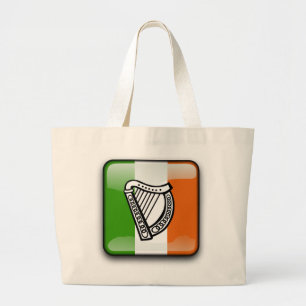 Bolso De Tela Gigante Bandera brillante irlandesa