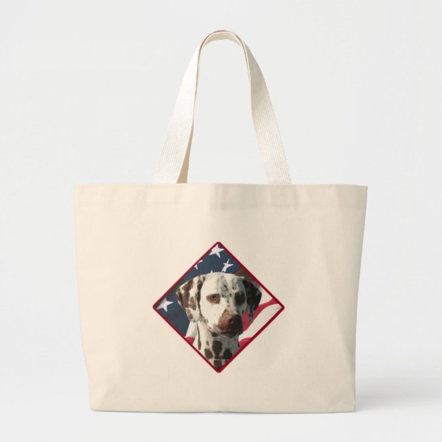 Bolso De Tela Gigante Bandera dálmata 2 (Frente)