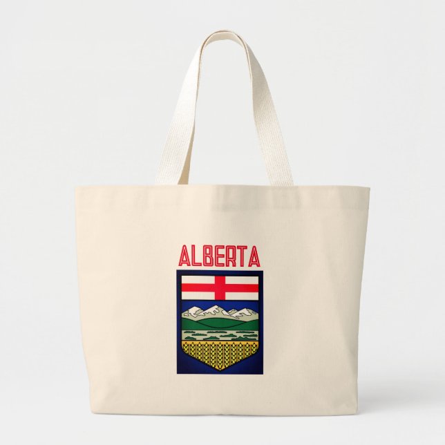 Bolso De Tela Gigante Bandera de Alberta - CANADÁ (Frente)